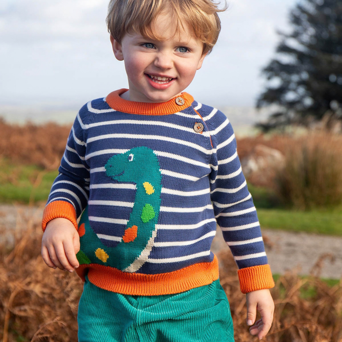 Mallory Navy Stripe Nessie Jumper