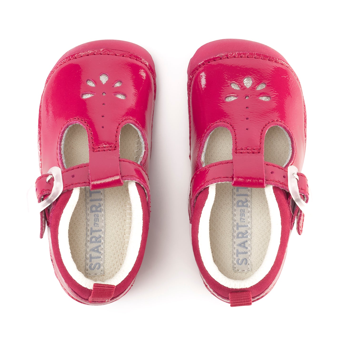 Baby Bubble Ruby Red Patent T-Bar Pre-Walker