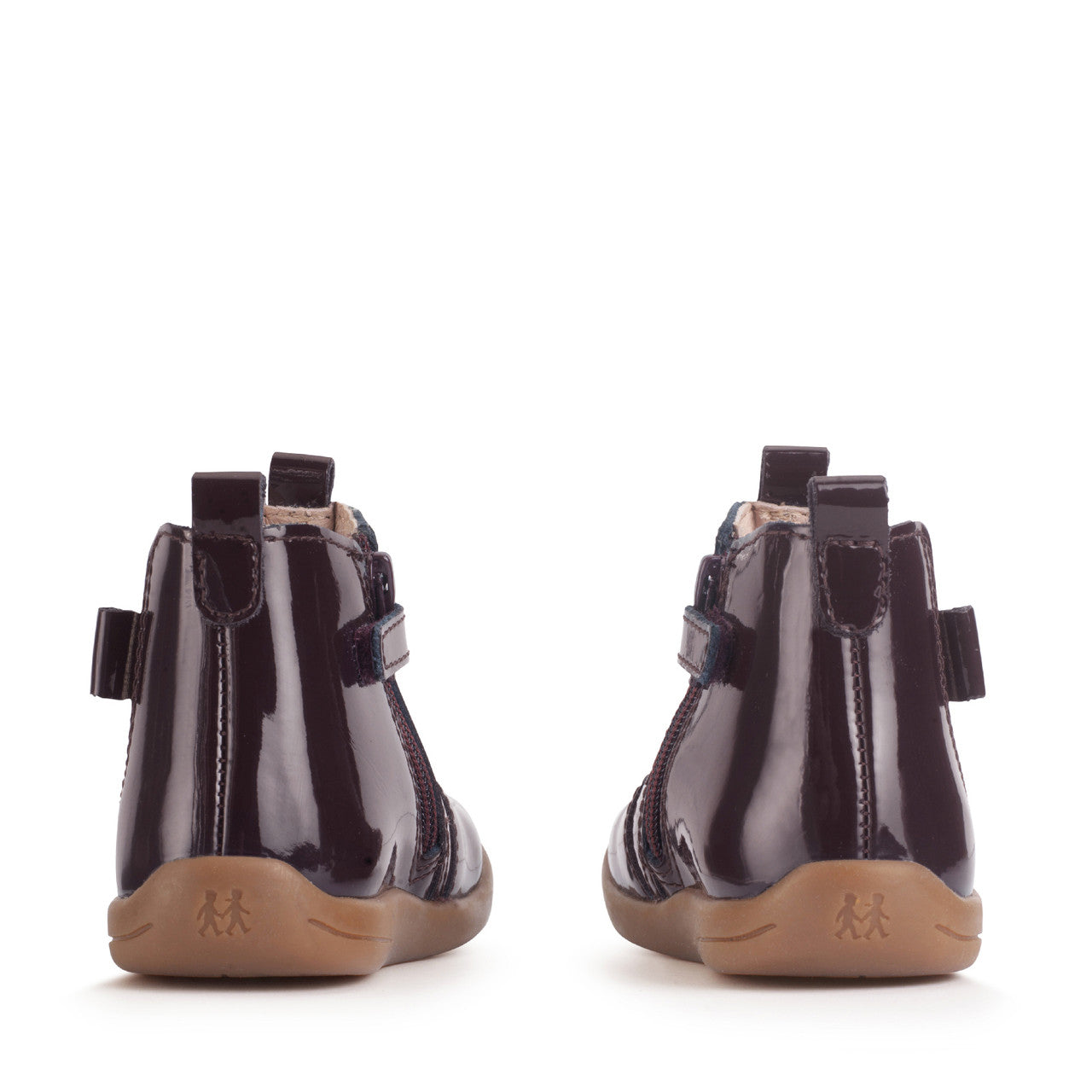Wonderland Burgundy Patent Leather Jodhpur Boot