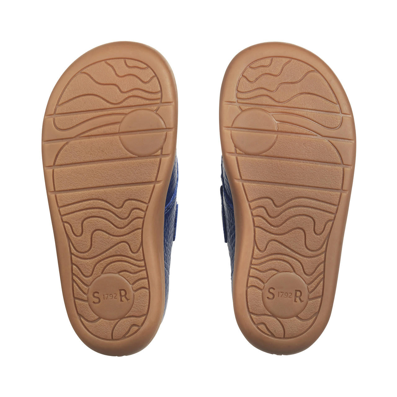 Totter French Navy Leather First Walking Boot