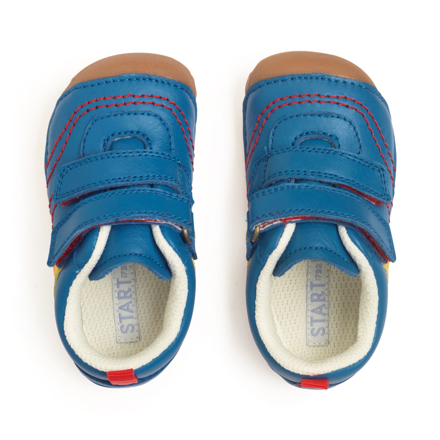 Little Smile Blue Leather Pre-walker Shoe