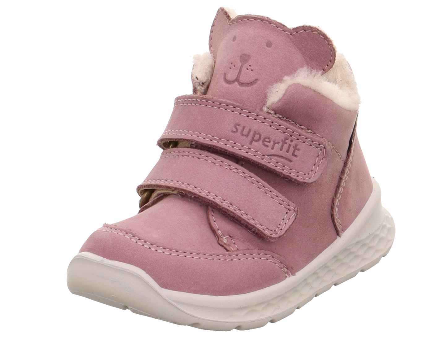 Breeze Bear Waterproof Warm Lined Pink Nubuk Winter Boot