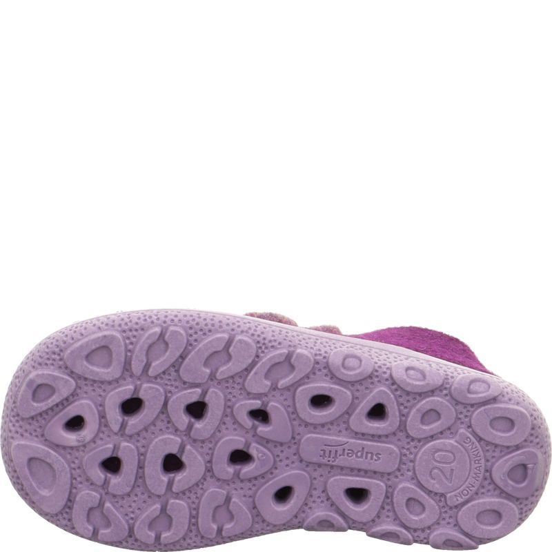 Happy Octi Fox Dark Purple Felt Slipper
