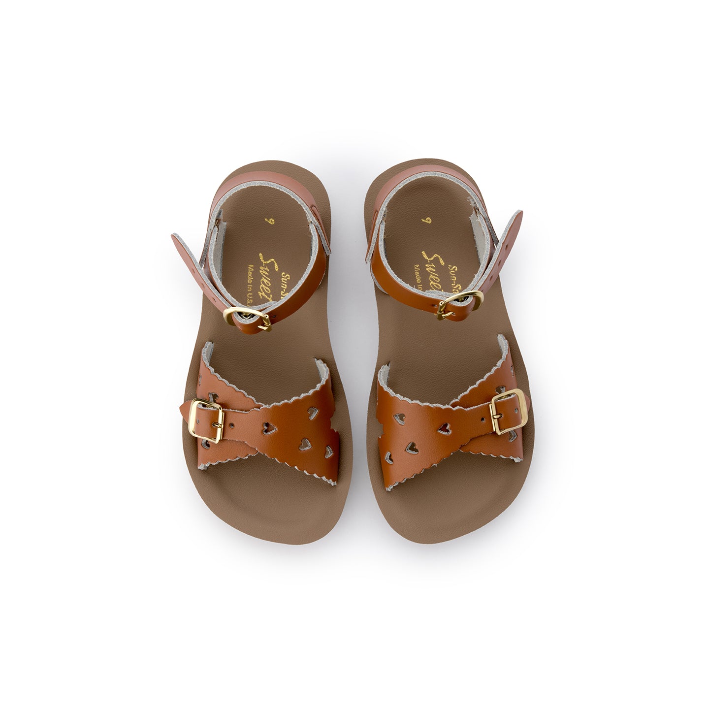 Sweetheart Tan Leather Sandal