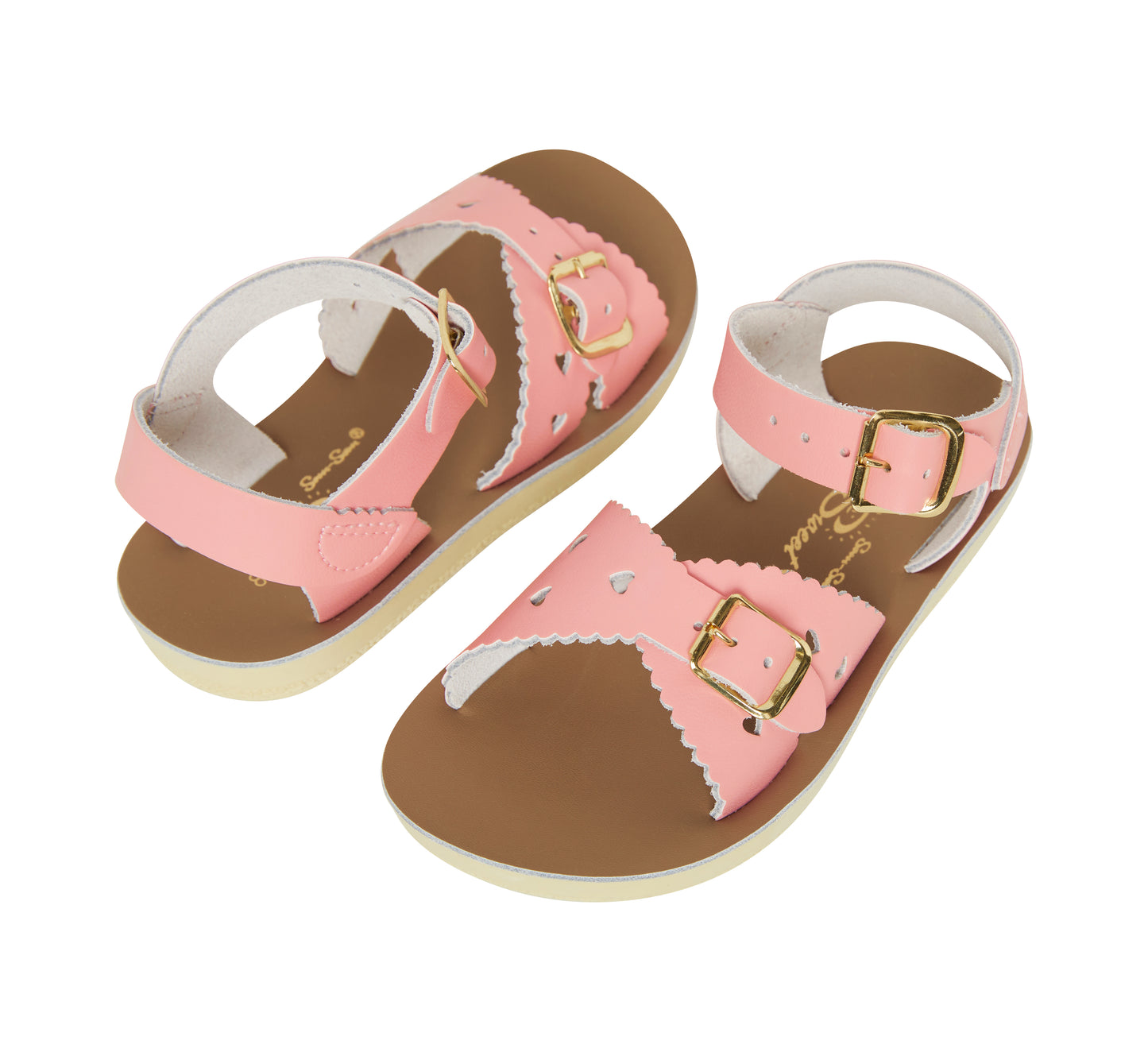 Sweetheart Pink Leather Kids Sandal