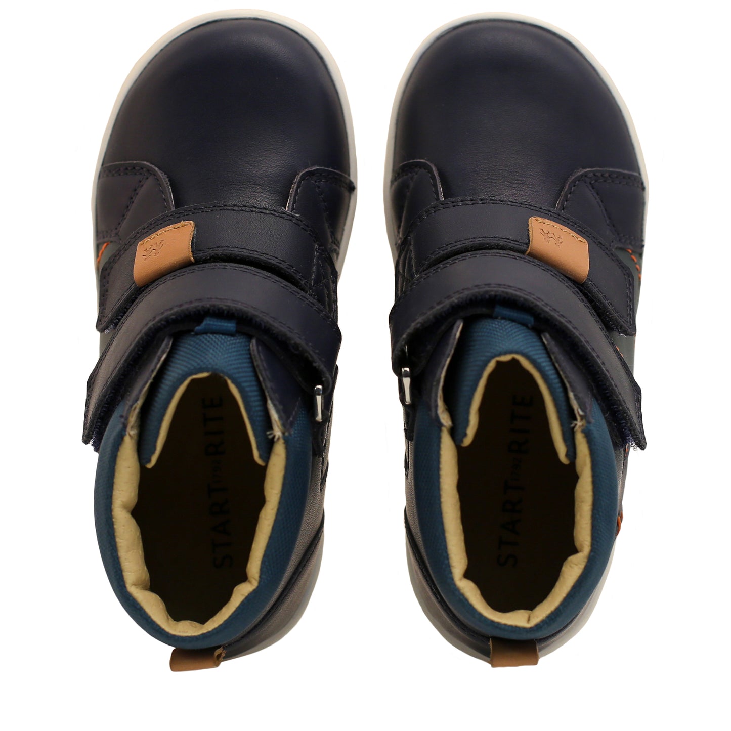 Discover Navy and Dark Green Leather Boot