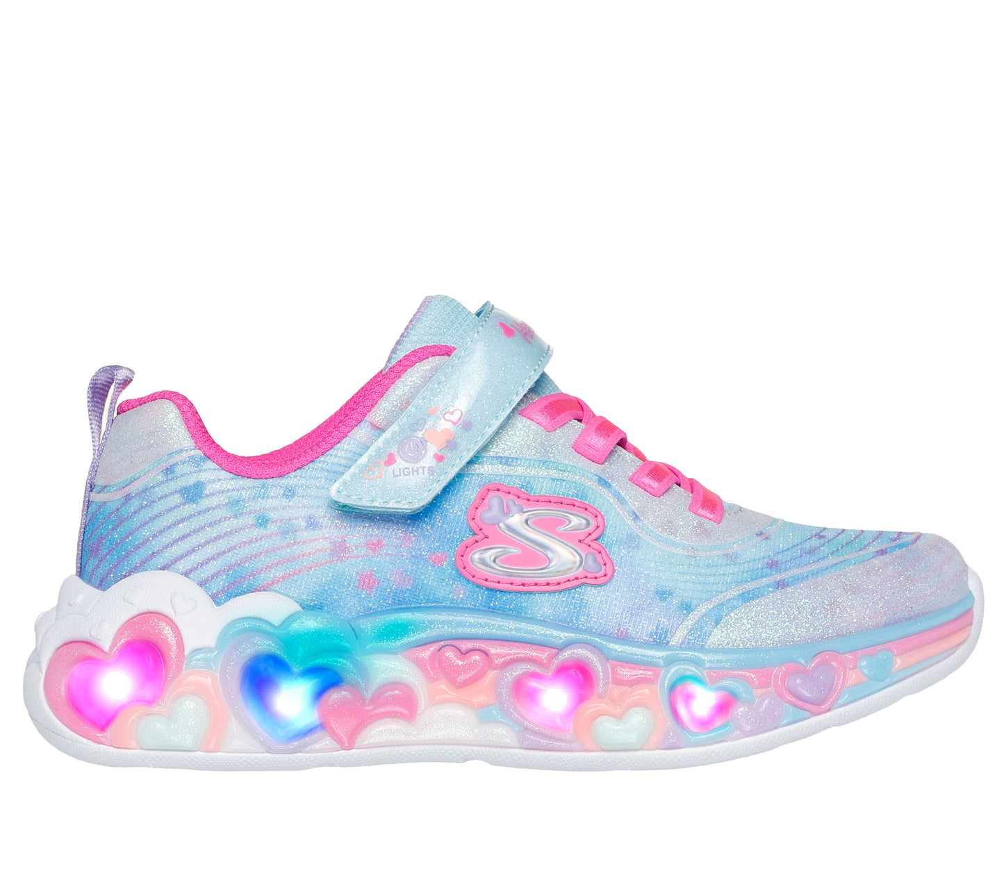 Eternal Heart Lights Light Blue Mint Trainer