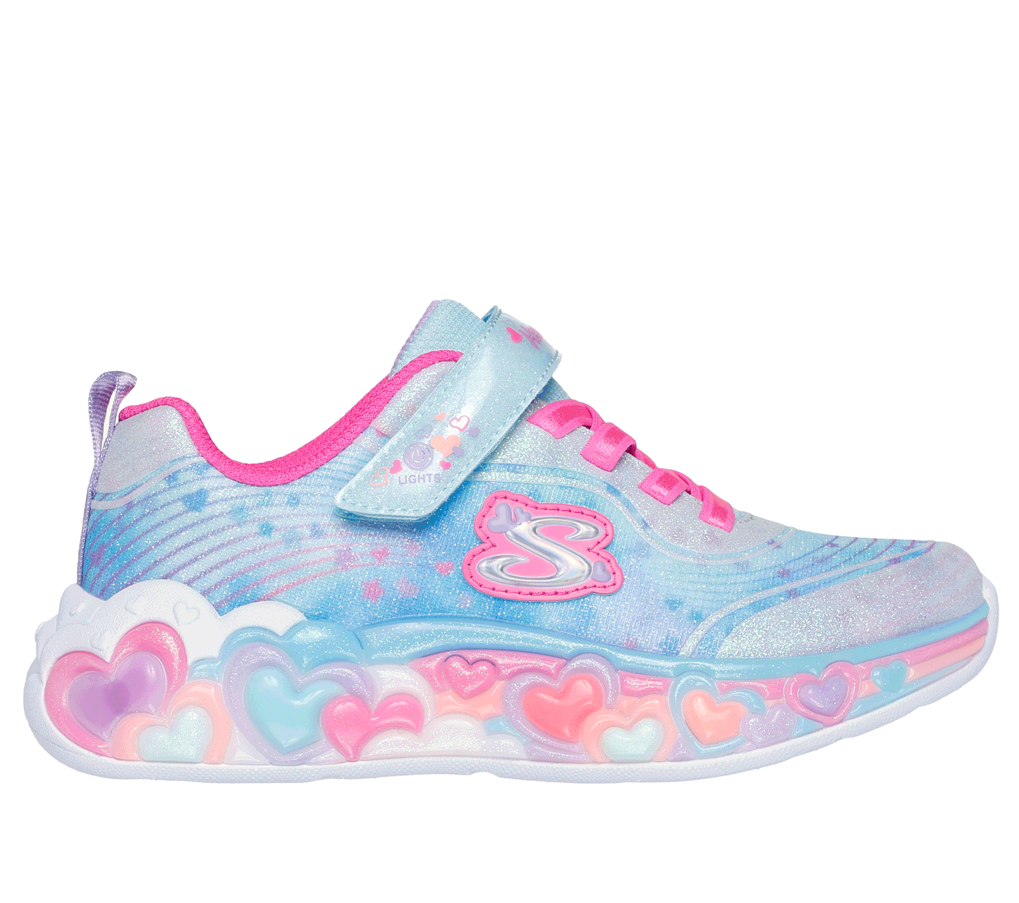Eternal Heart Lights Light Blue Mint Trainer
