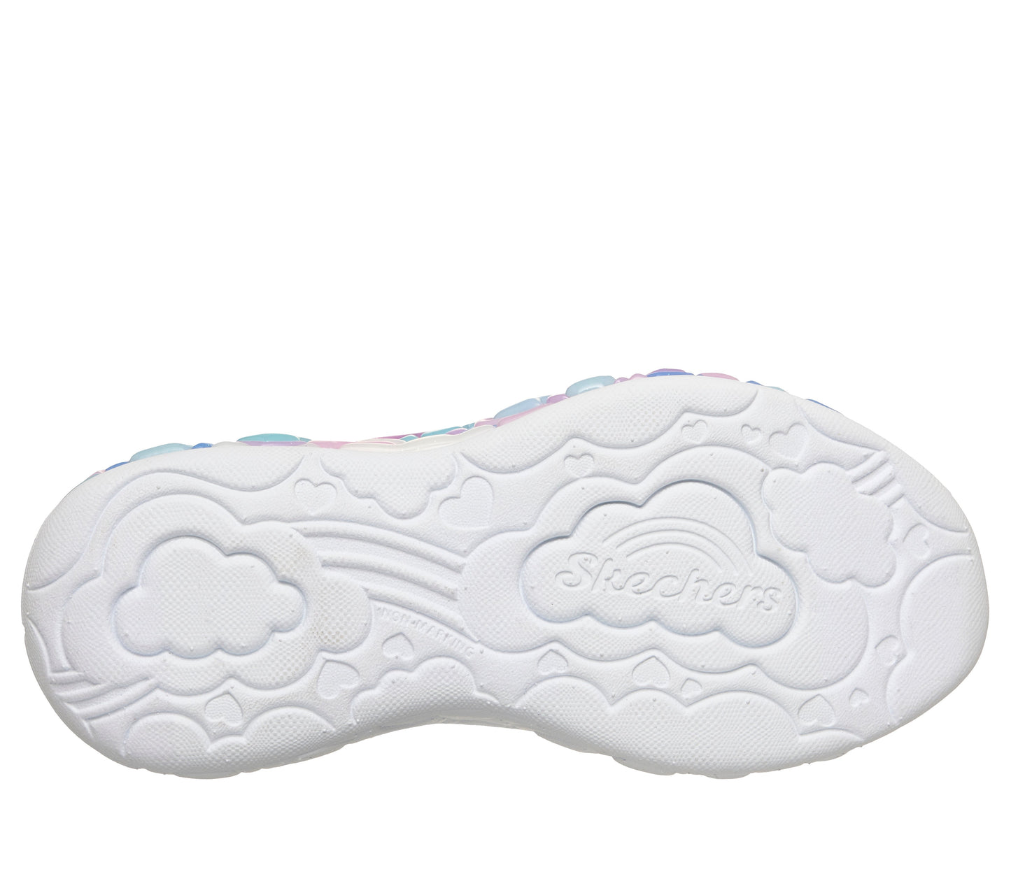 Eternal Hearts Lights Silver Multicolour Trainer