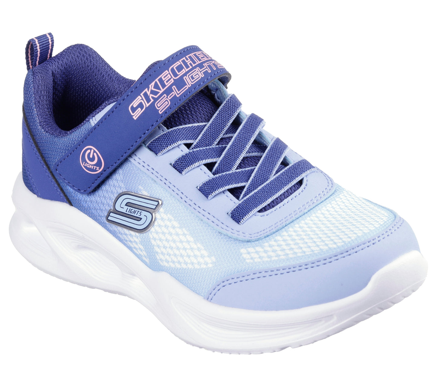 Sola Glow Ombre Delux Girls Light Up Trainer
