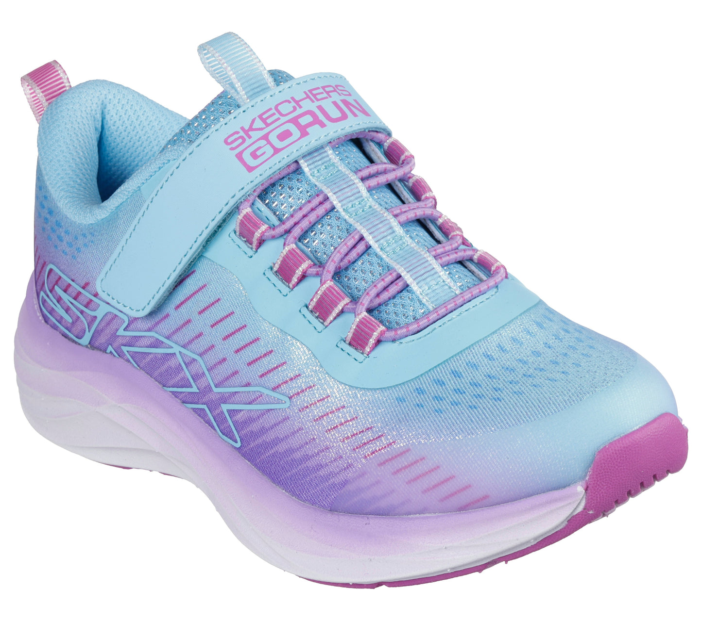 Go-Run Accelerate Glitter Soul Aqua Purple Girls Trainer