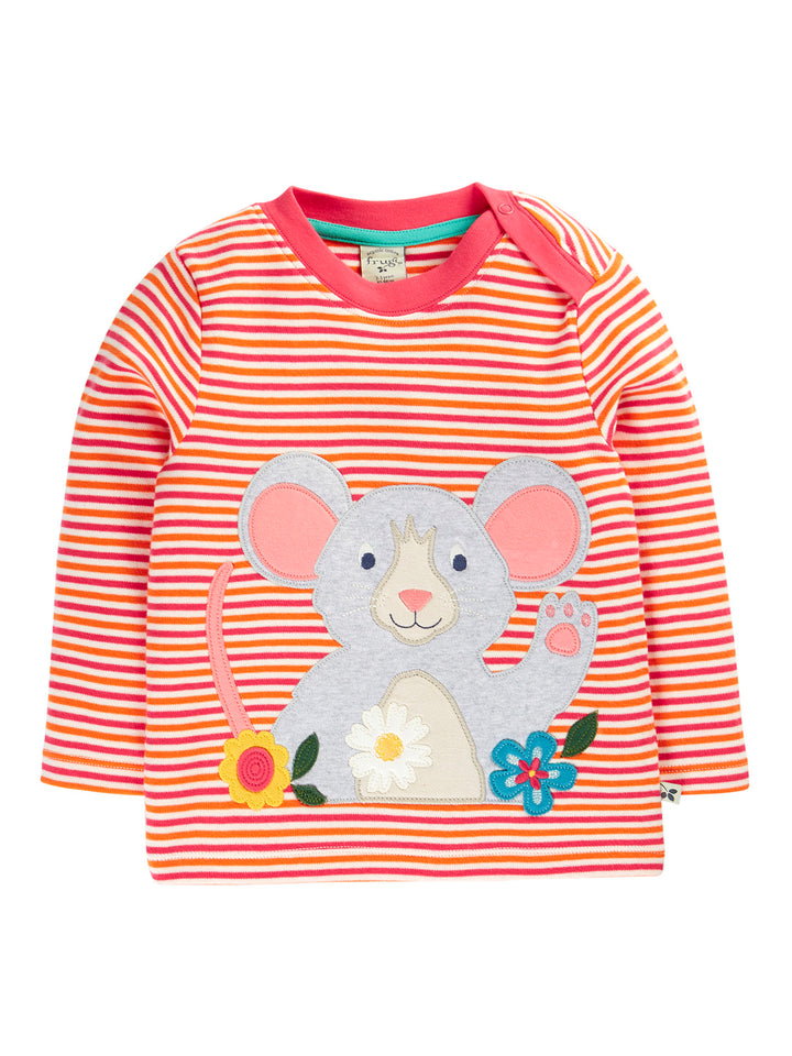 Orion Circular Long Sleeve Top Sunset Stripe Mouse