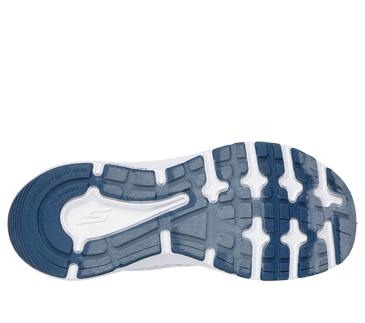 Go Run Consistsent 2.0 Mile Marker Light Blue Lace Up Trainer