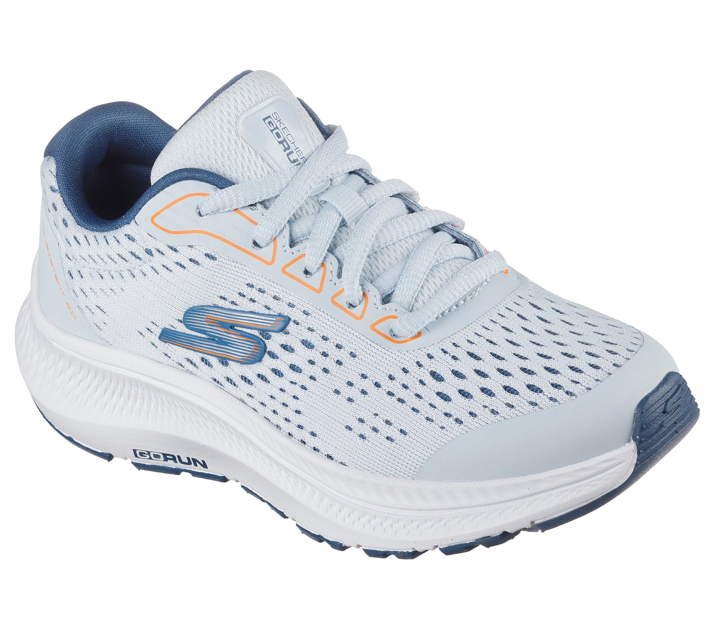 Go Run Consistsent 2.0 Mile Marker Light Blue Lace Up Trainer