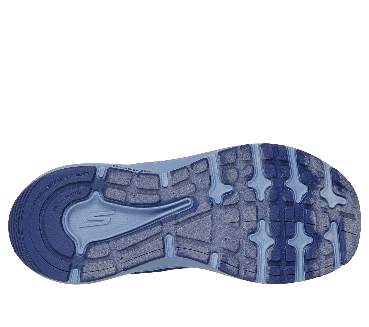 Go Run Consistsent 2.0 Mile Marker Navy Lace Up Trainer