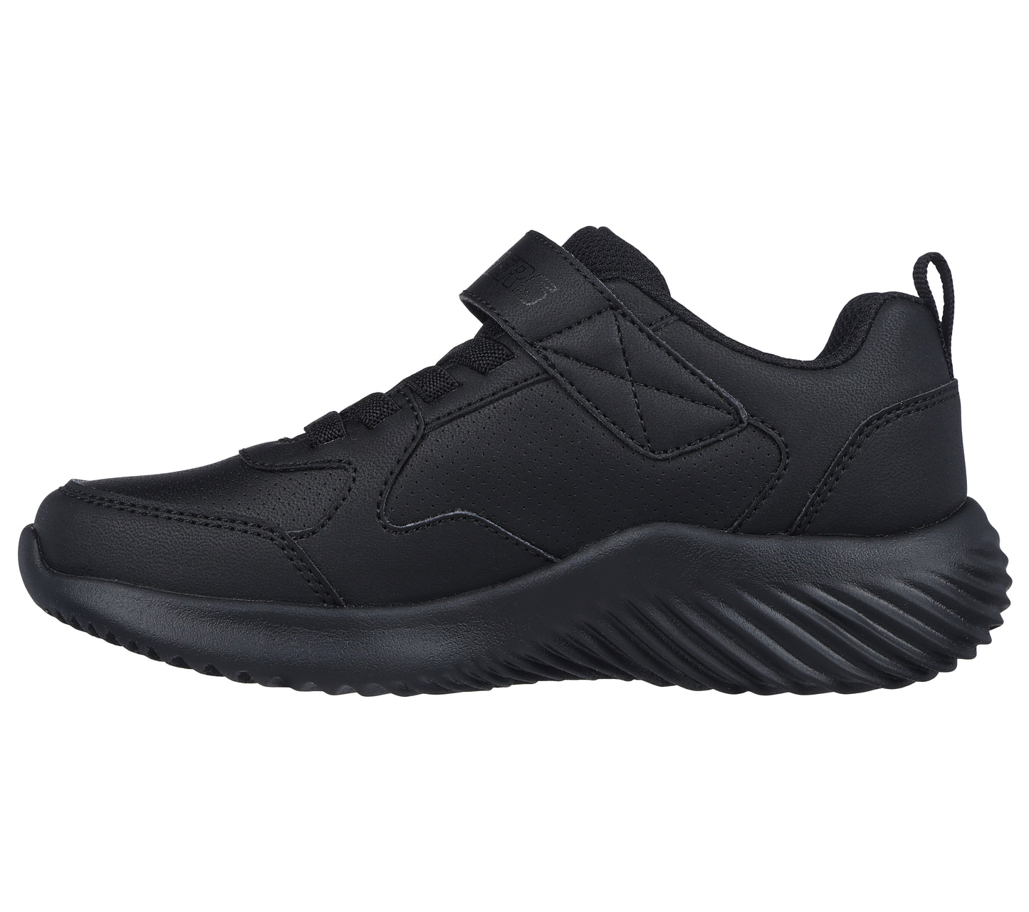 Bounder Power Study Black Rip-tape Trainer