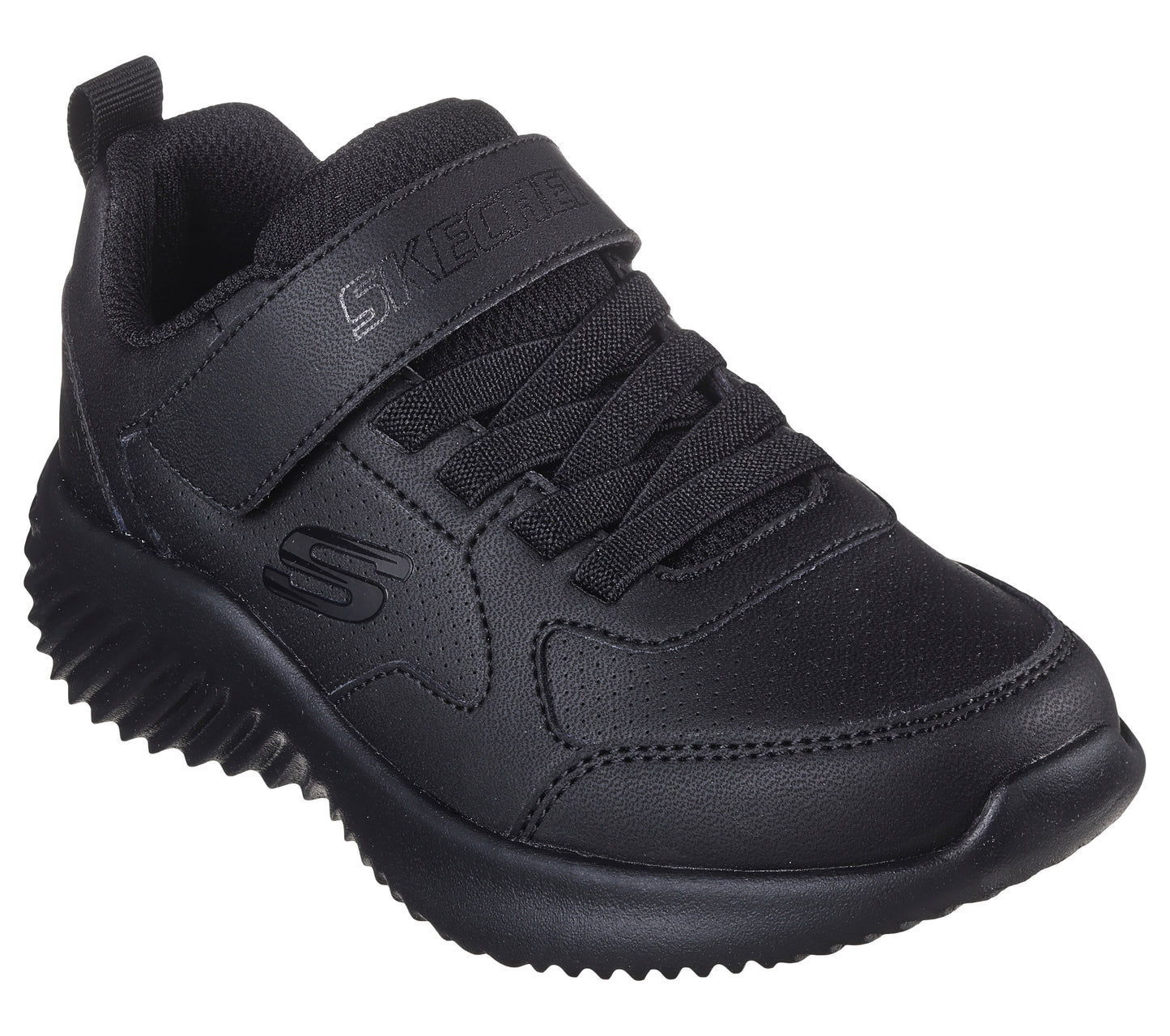 Bounder Power Study Black Rip-tape Trainer