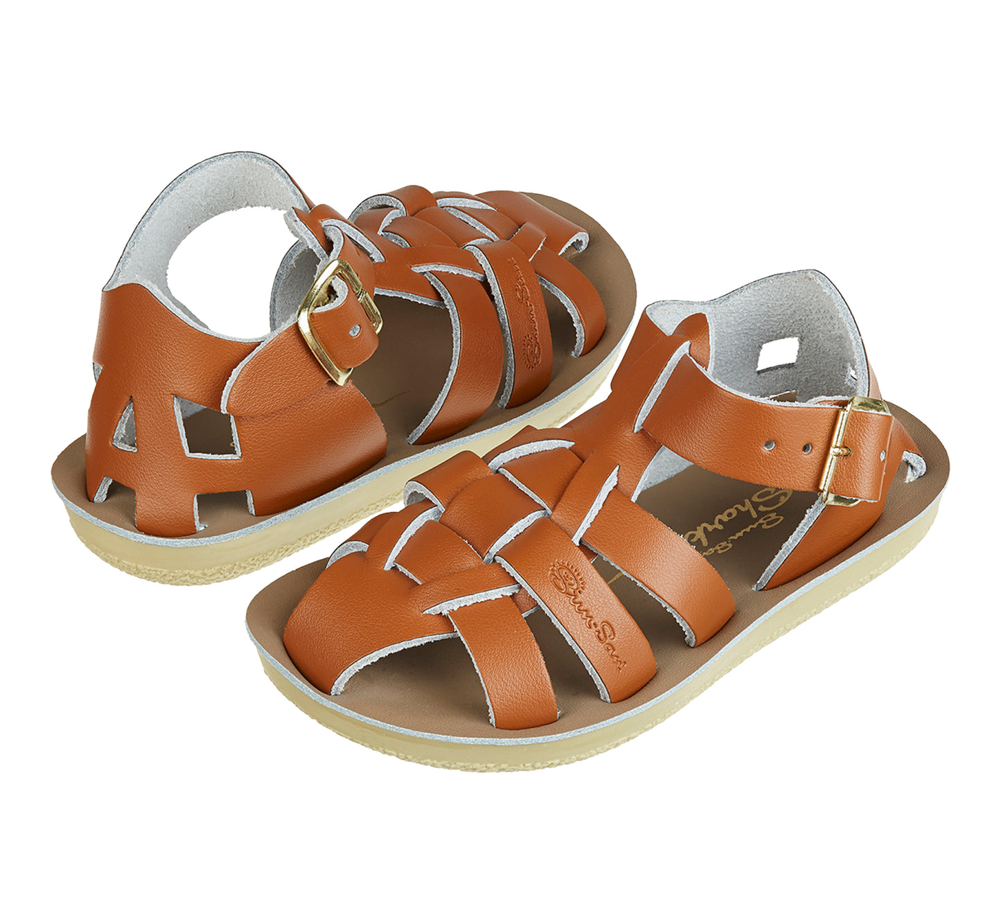 Shark Kids Tan Sandal