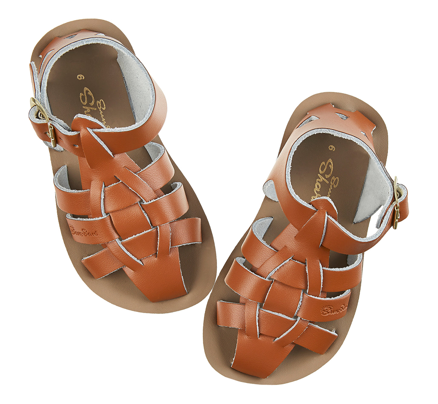 Shark Kids Tan Sandal