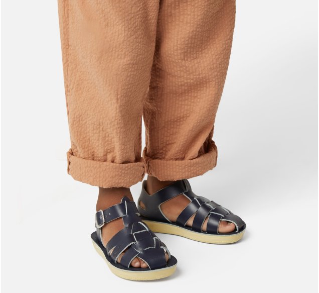 Shark Fisheman Kids Navy Sandal