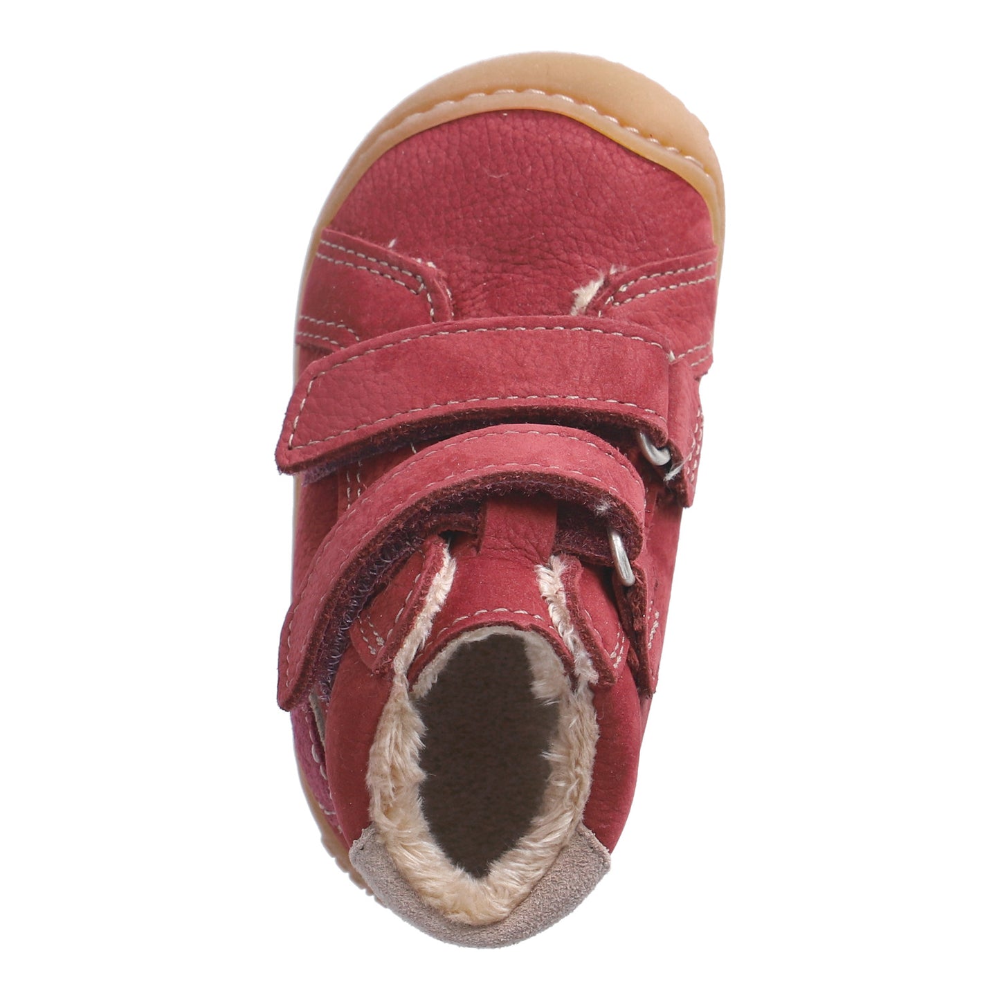Gedo Warm Lined Burgundy Red Nubuk Leather Boot