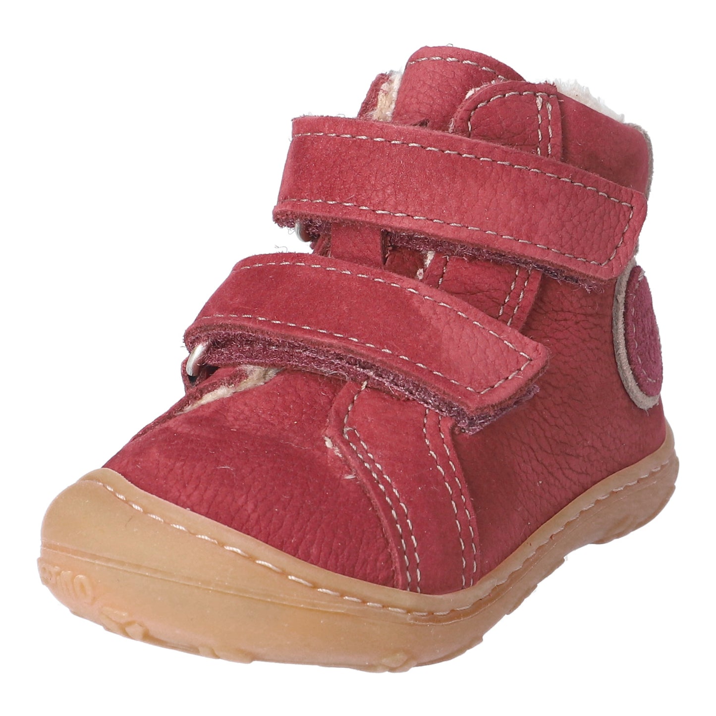 Gedo Warm Lined Burgundy Red Nubuk Leather Boot