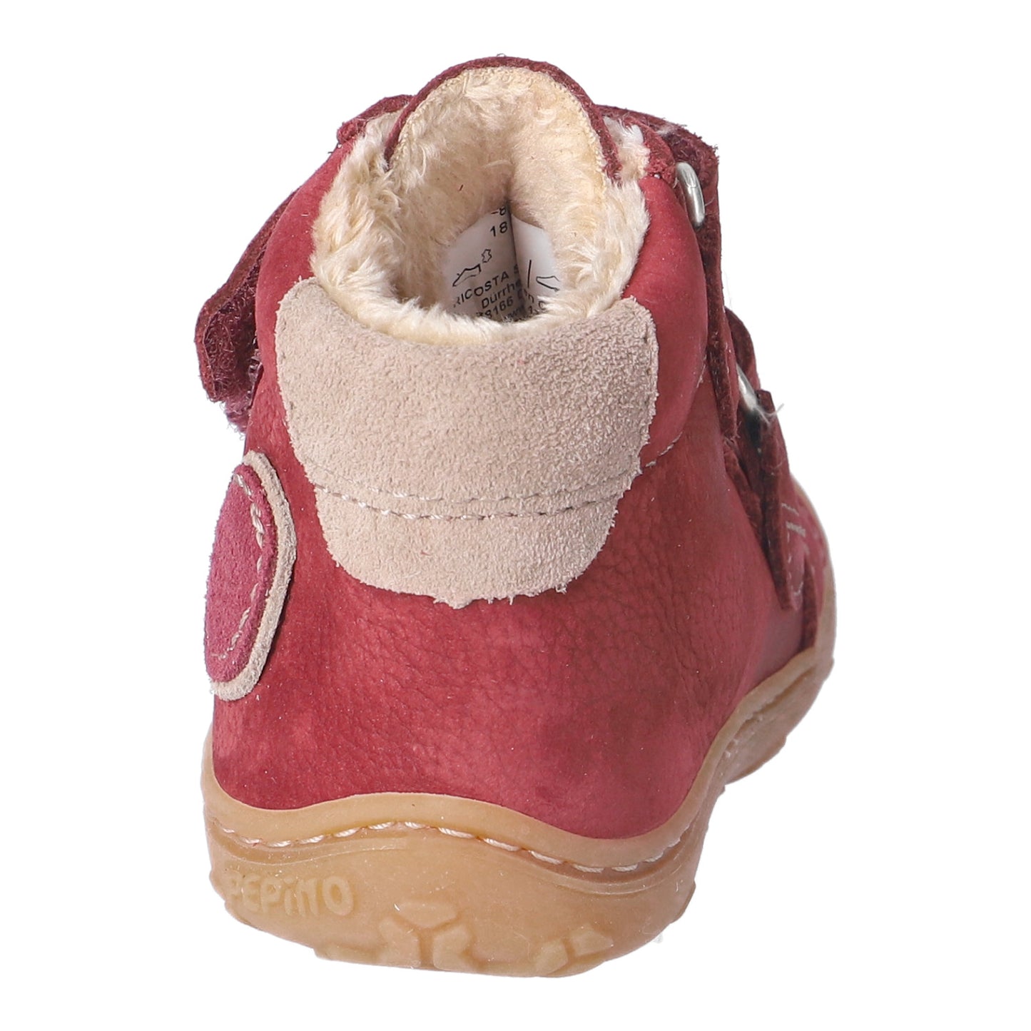Gedo Warm Lined Burgundy Red Nubuk Leather Boot