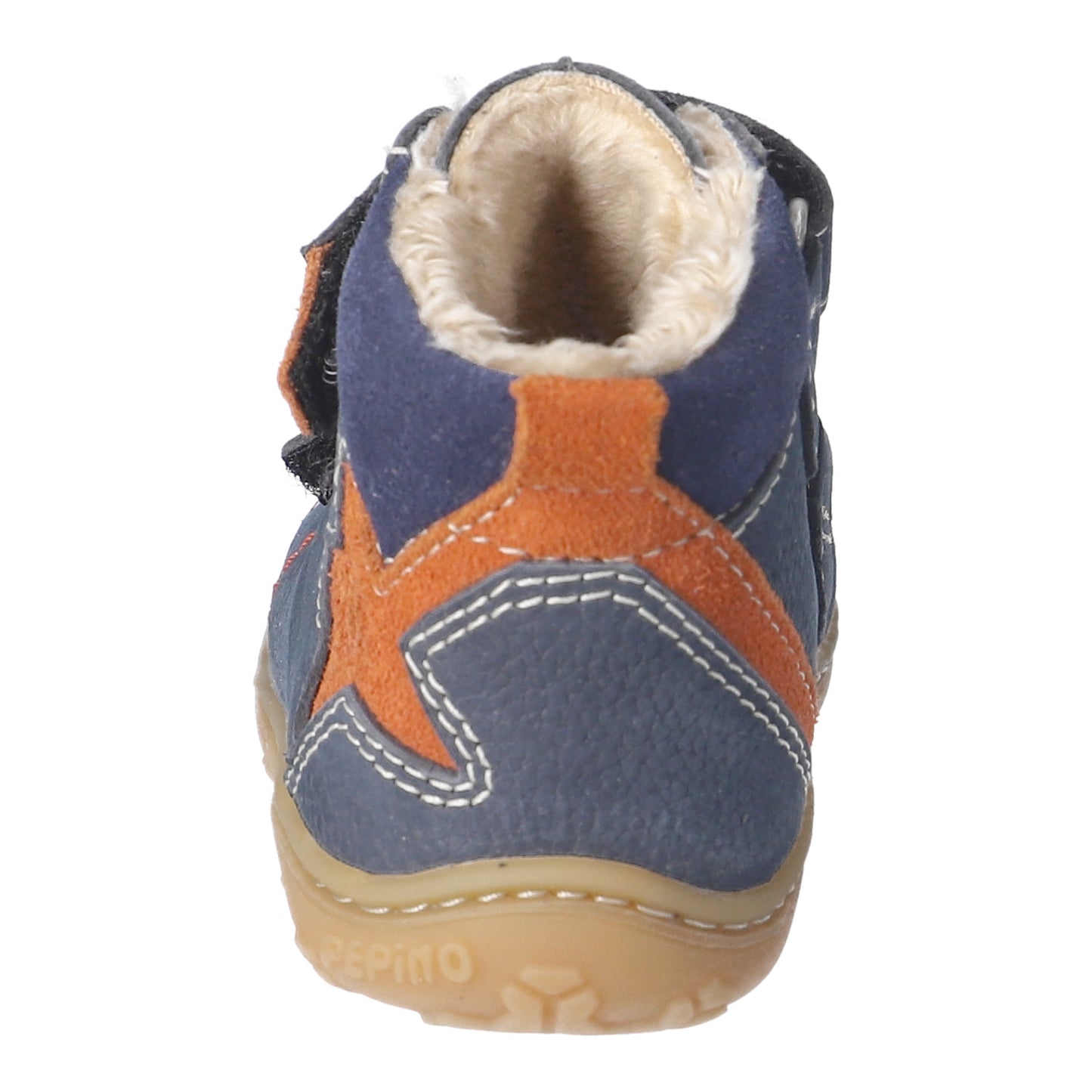 Gino Navy/Rust Warm Lined Boot