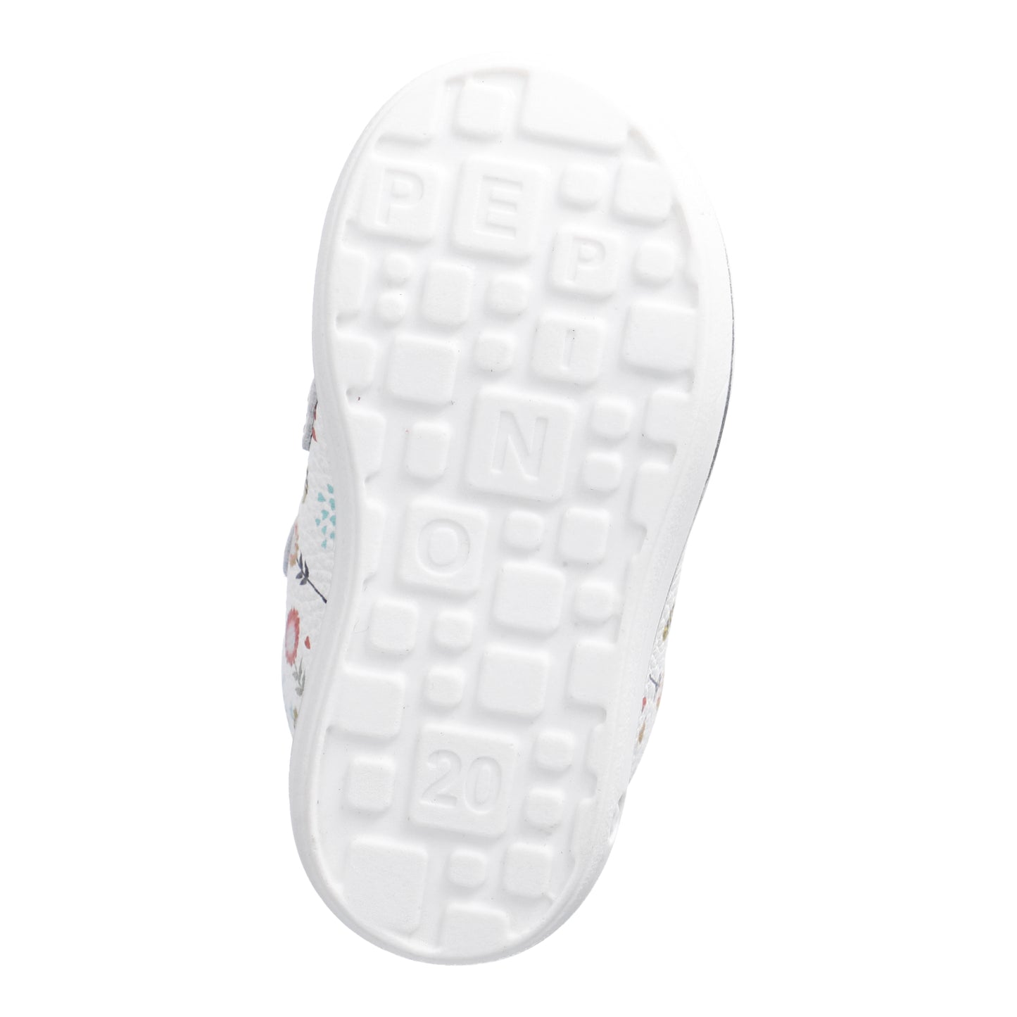 Lenie Leather Sneaker Shoe in a Spring Pattern