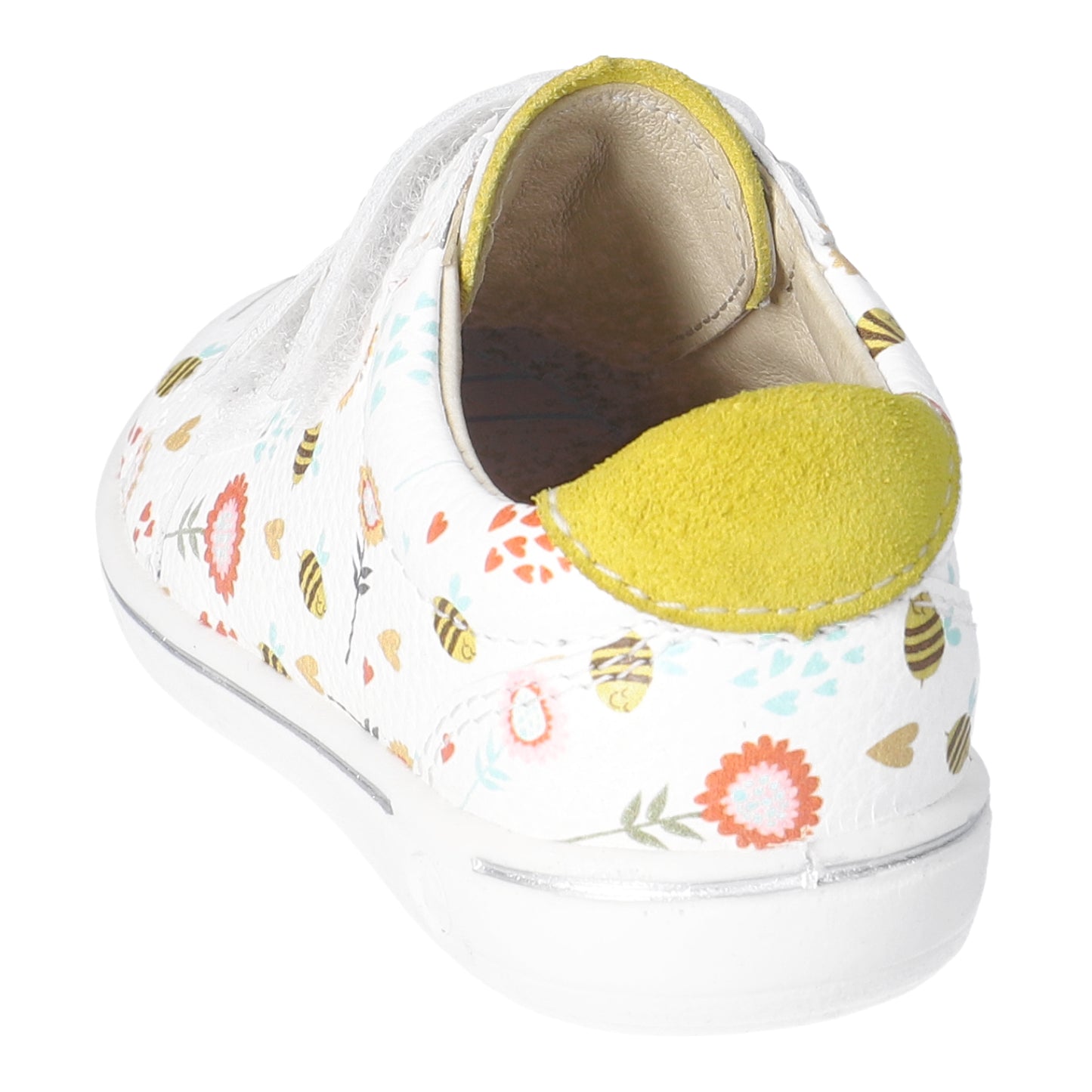 Lenie Leather Sneaker Shoe in a Spring Pattern