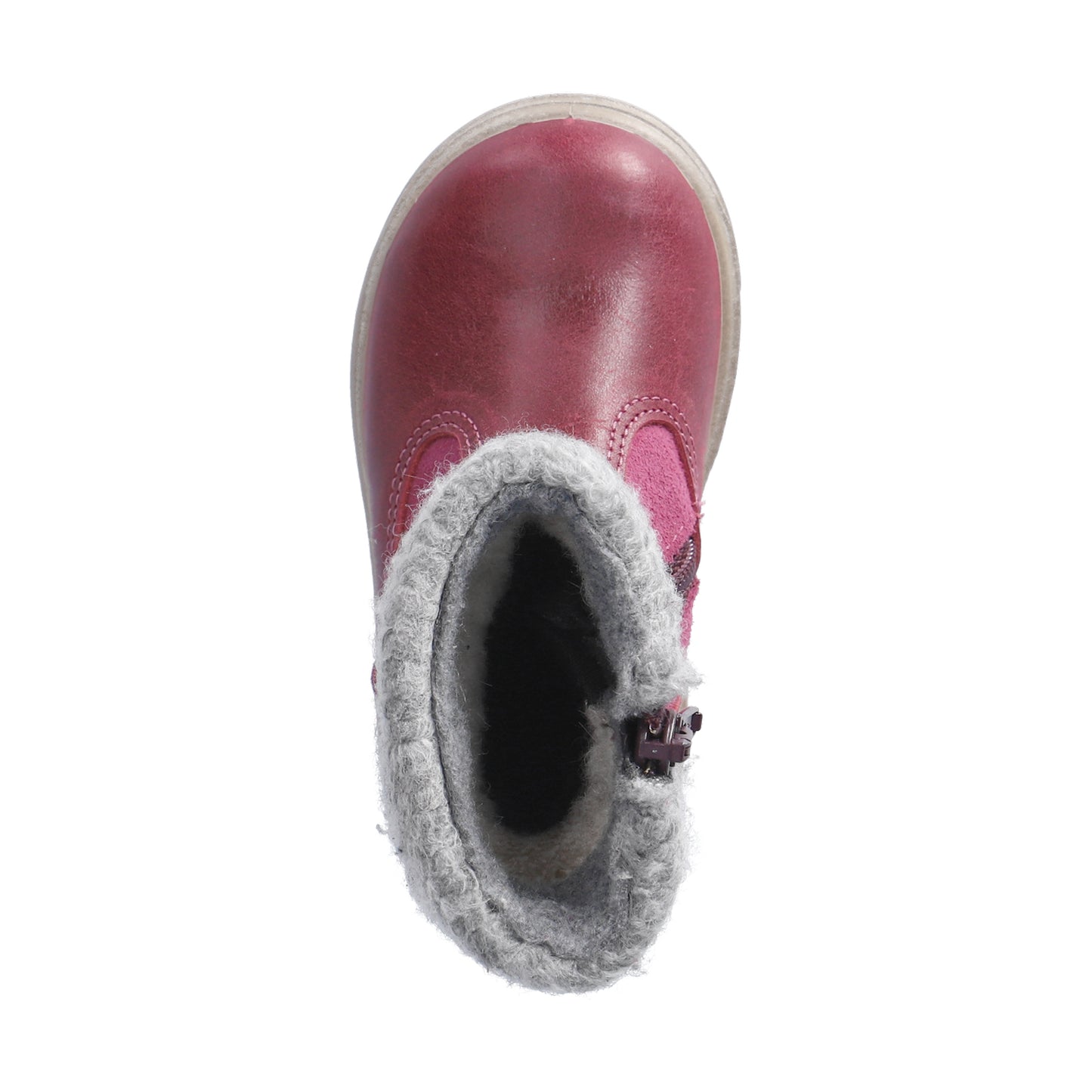 Jiminy Waterproof And Warm Lined Leather Boot in Merlot
