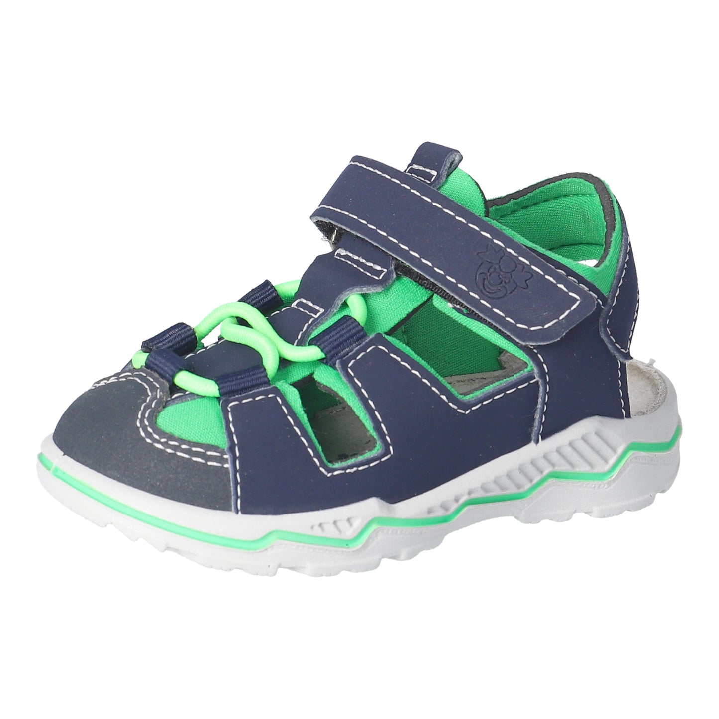 Gery Watersafe Boys Sandal in Navy and Green