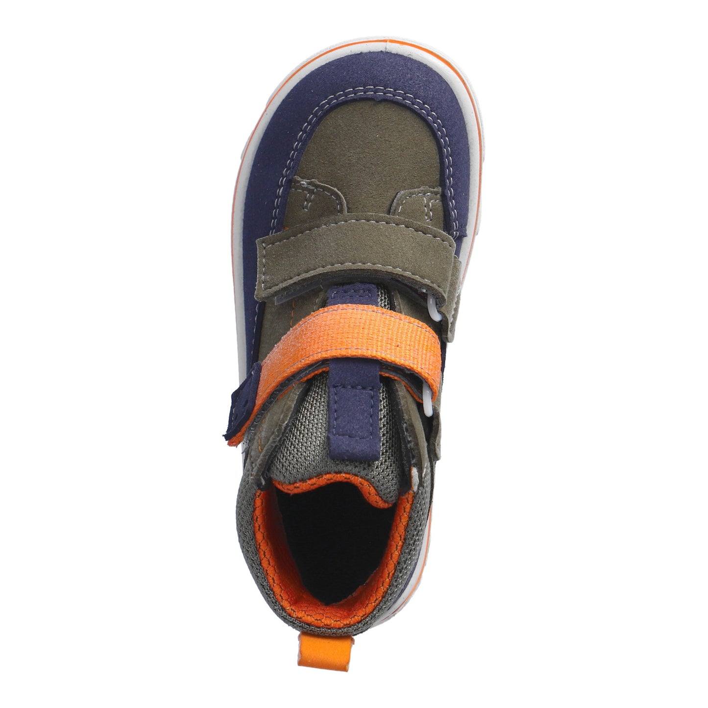 Joko Barefoot Vegan Waterproof Boot Olive/Navy/Orange