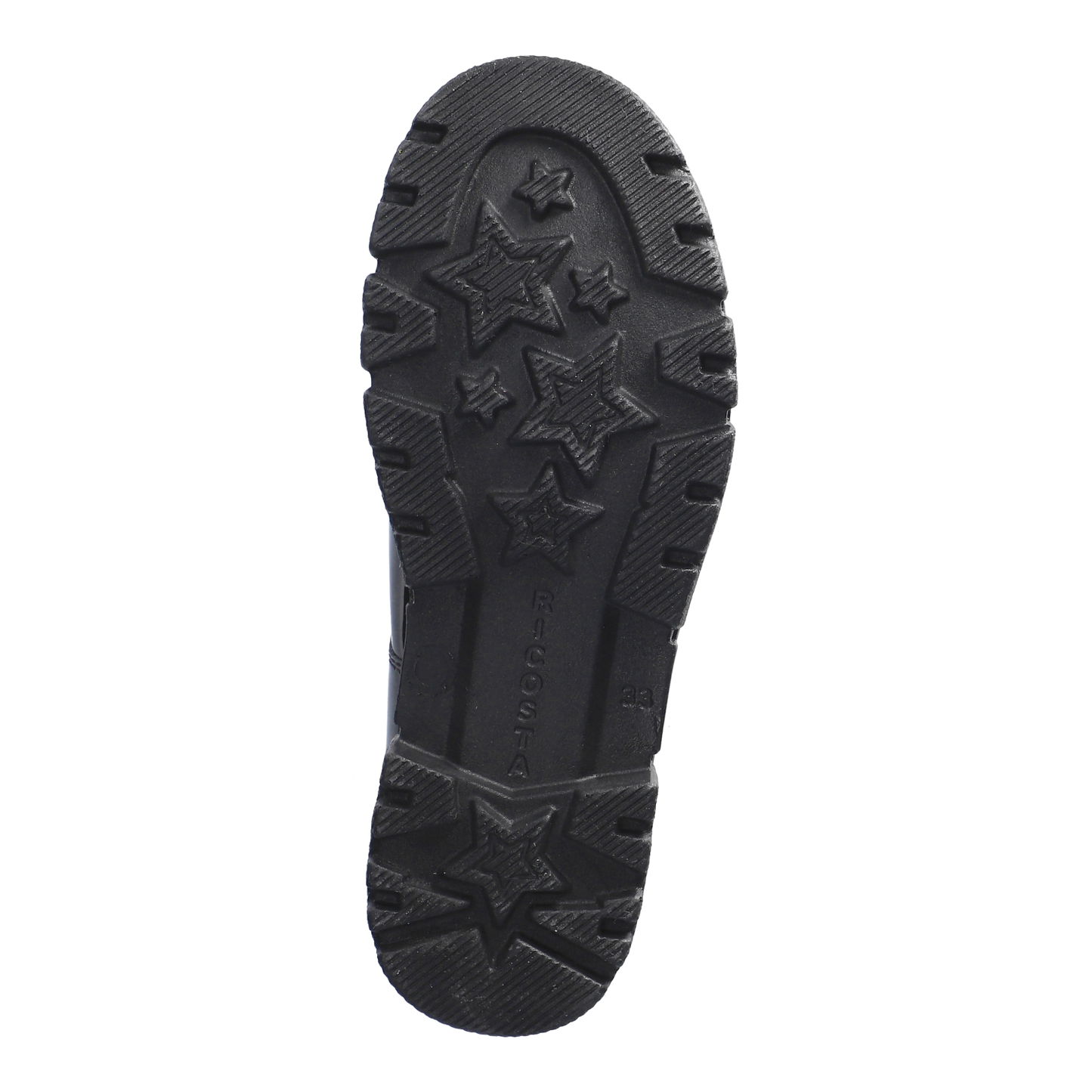 Stacy Black Patent Leather Lace-up Girls Shoe