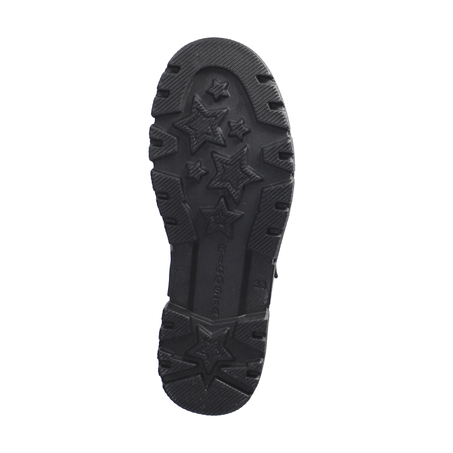 Kylie Black Leather Mary Jane Girls School Shoe.