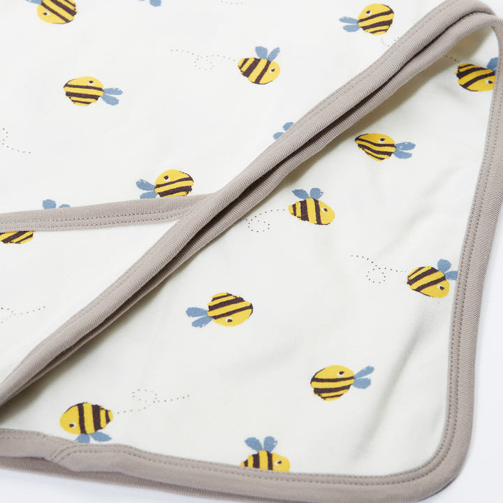 Little Hug Buzzy Bees Hooded Blanket