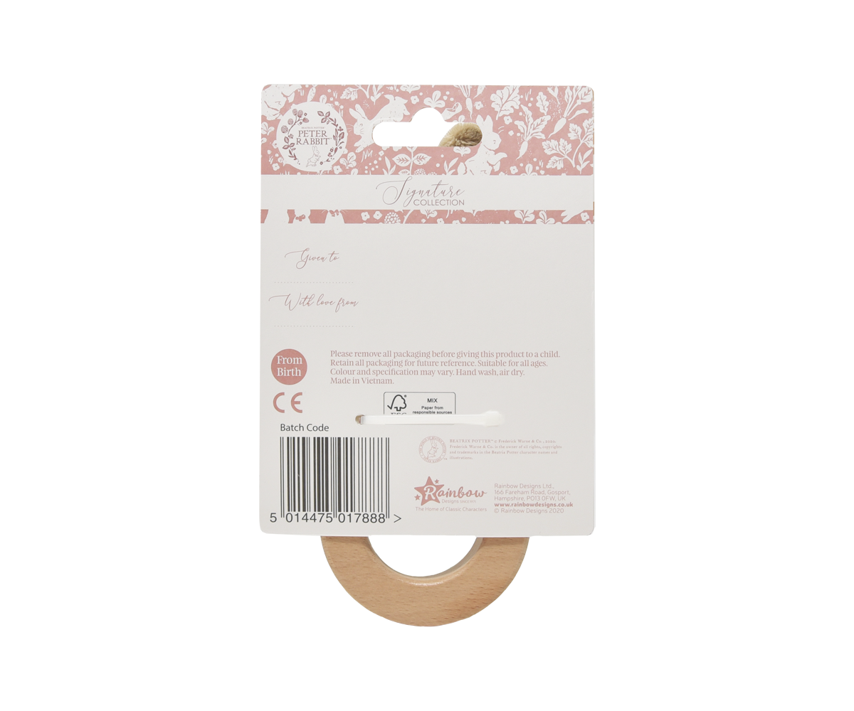 Baby Ring Rattle – Flopsy Bunny