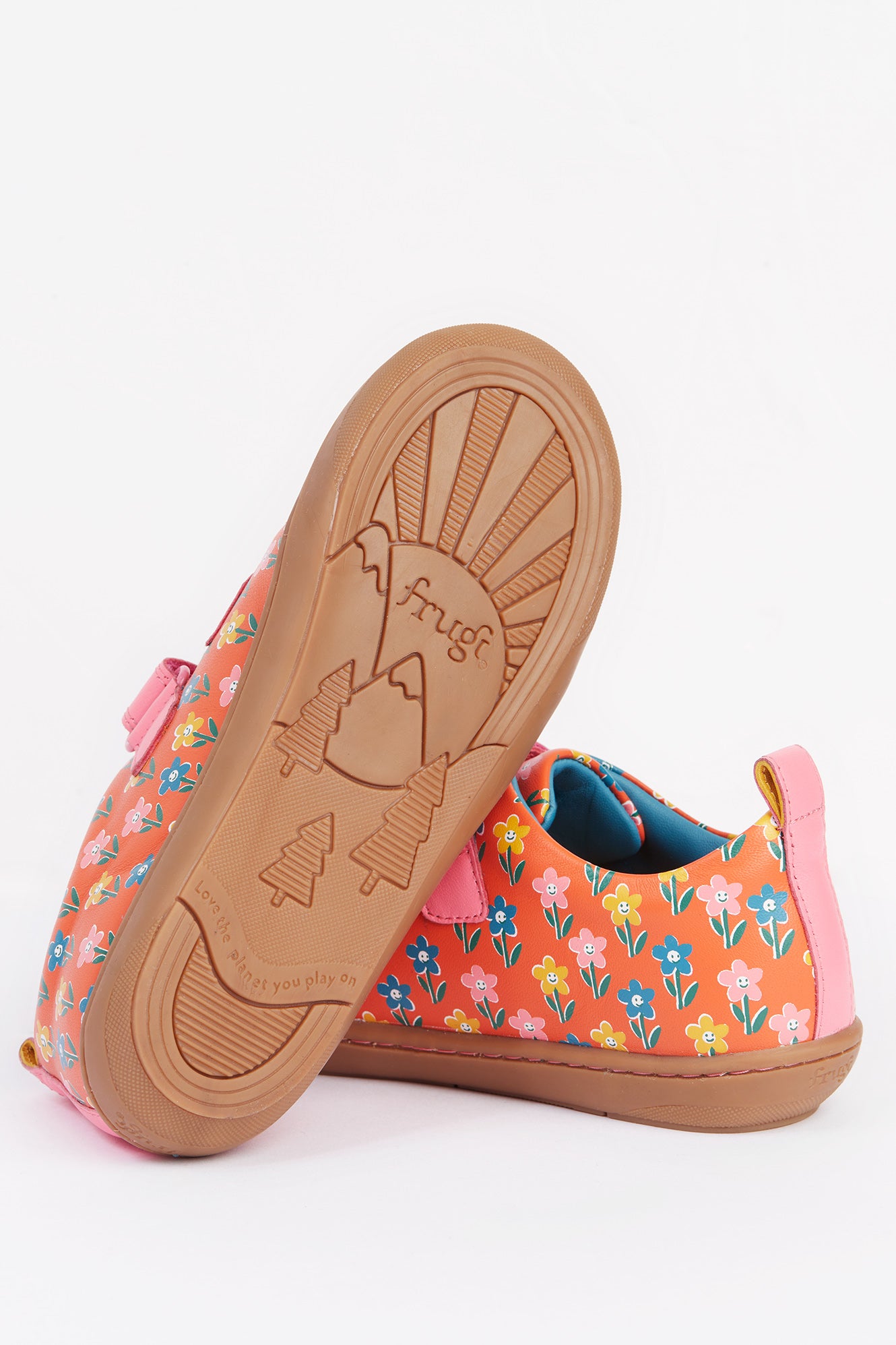 Tide Low Top Fun Flower Leather Toddler Shoe