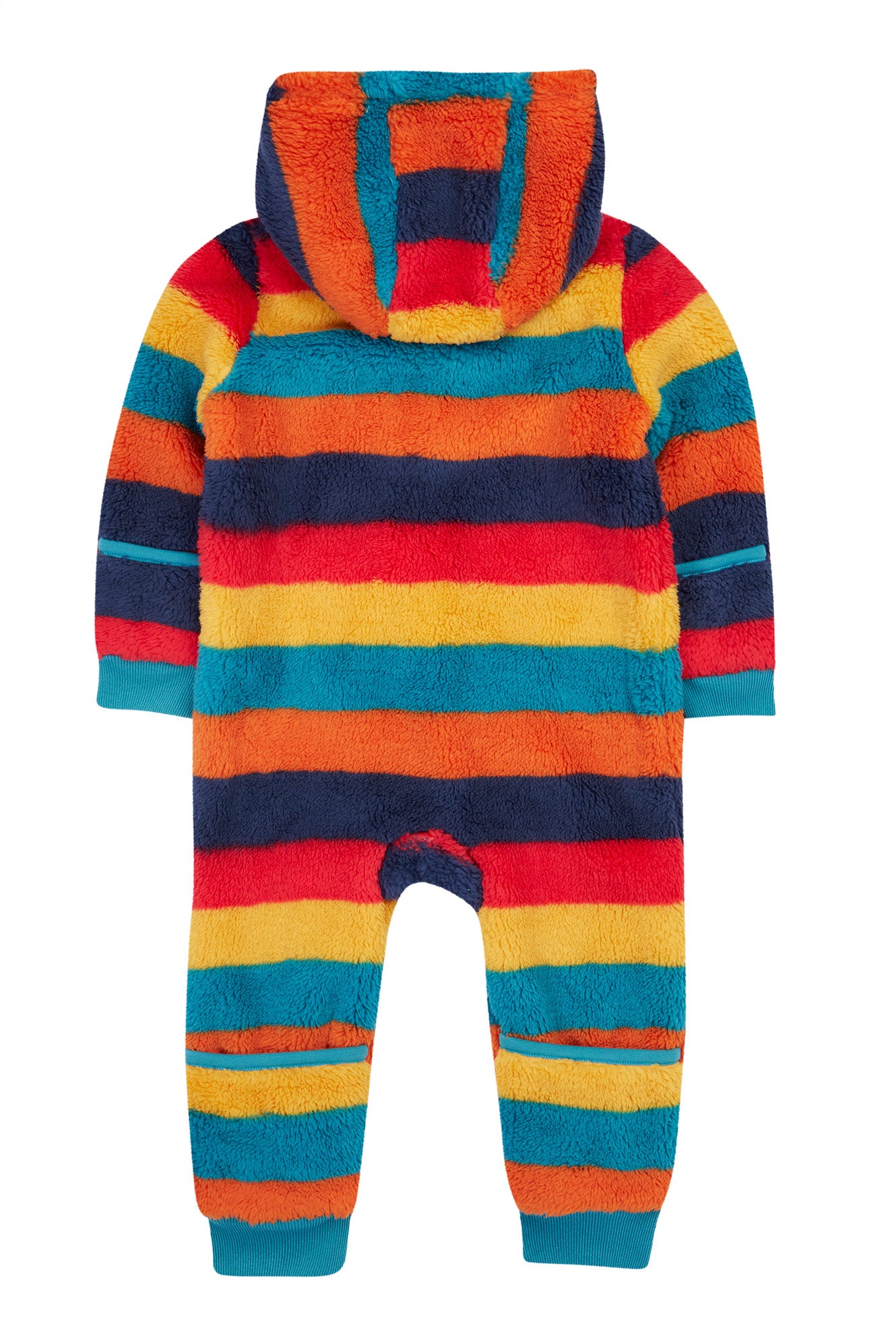 Cosy Ted Sunuggle Suit Autumn Stripes