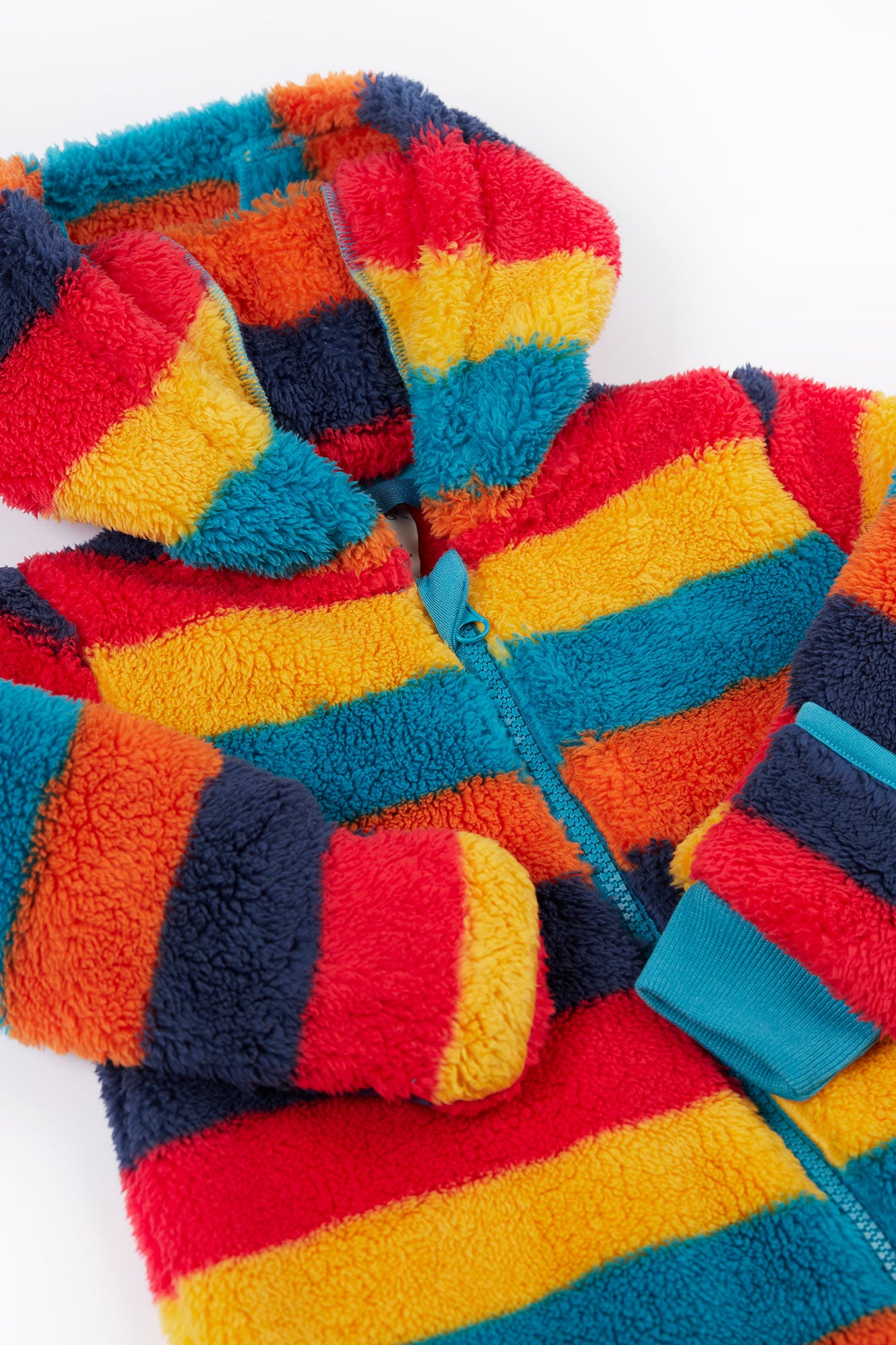 Cosy Ted Sunuggle Suit Autumn Stripes