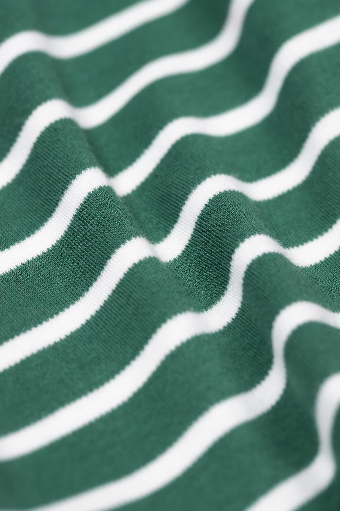 Easy On Fox Holly Green Breton Stripe Top