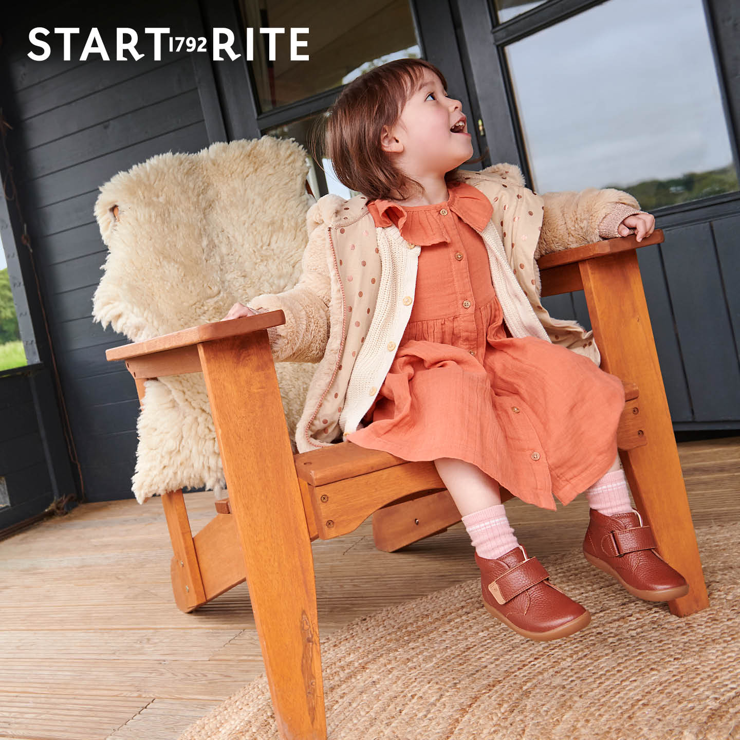 Totter Tan Leather First Walking Boot