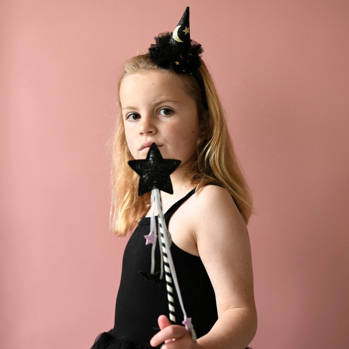 Halloween Stripey Star Wand