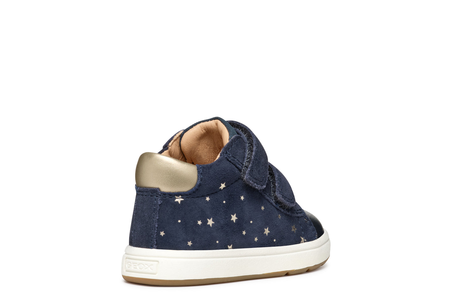 Baby Biglia Girl's Navy/Platinum Leather Shoe