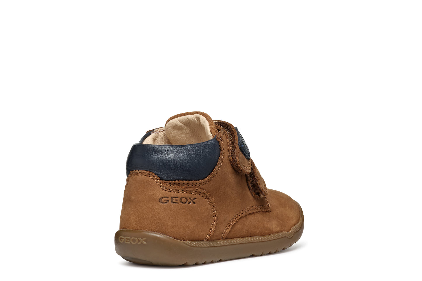Baby Macchia Whisky Brown Nubuk Leather First Shoe