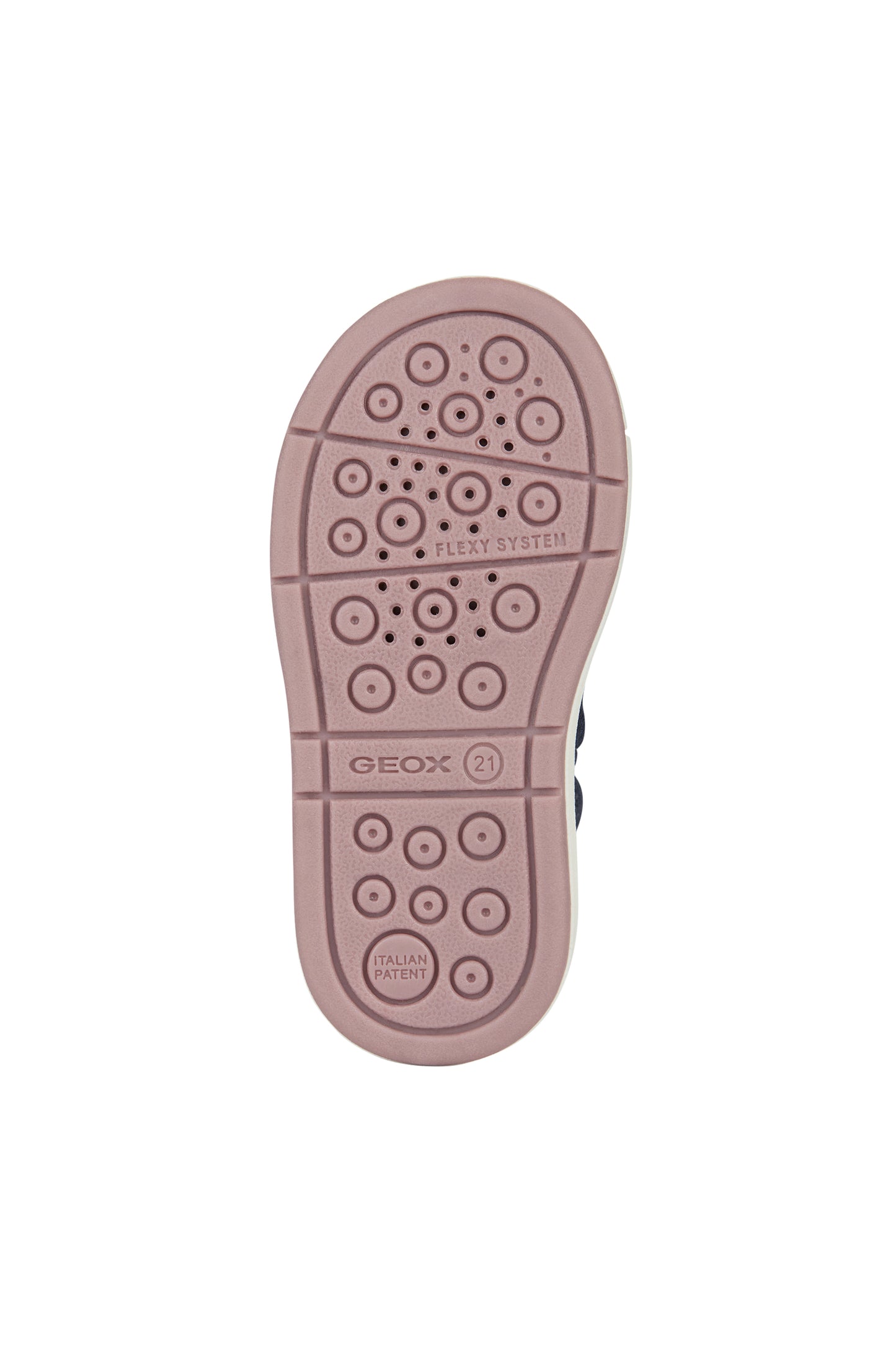 Trottola Baby Girl's Navy Pink Lined Suede Boot