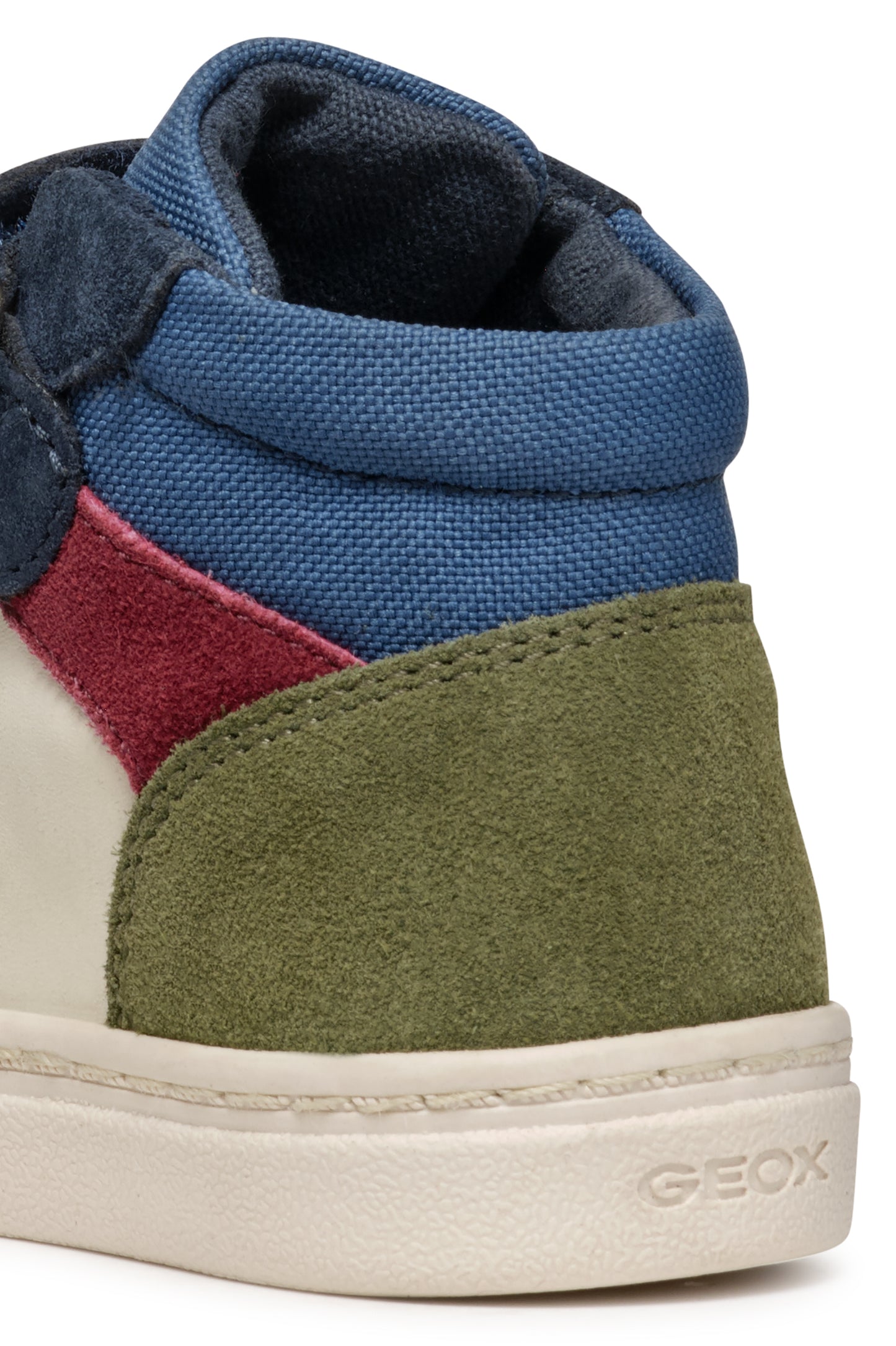 Nashik Toddler Boys Dark Green and Beige Suede and Nappa