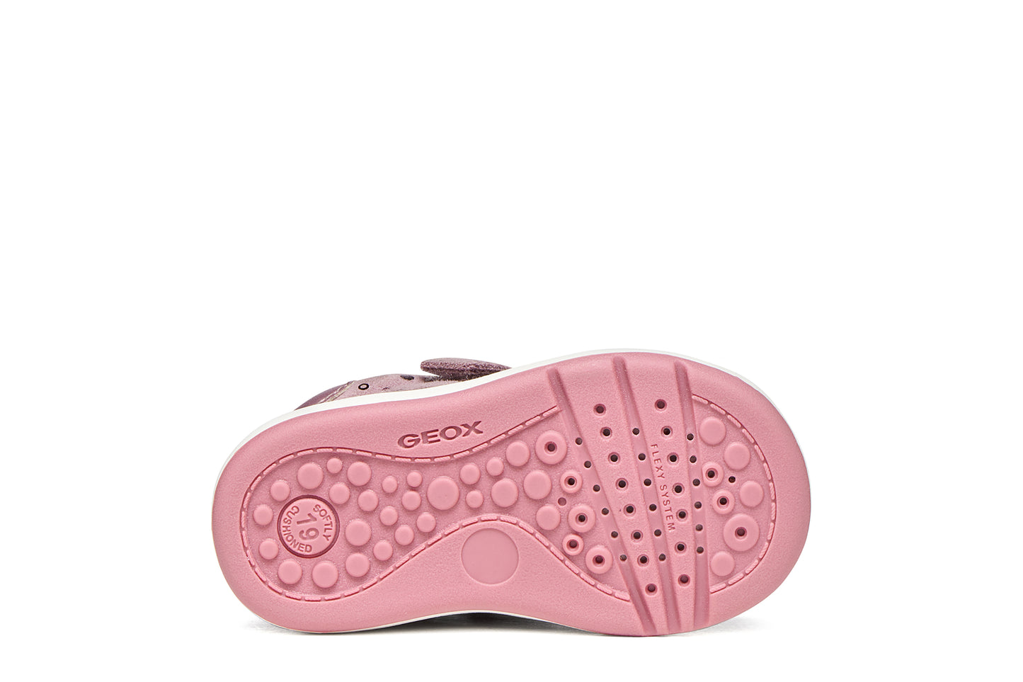 Baby Biglia Dark Pink Nubuk Leather First Shoe