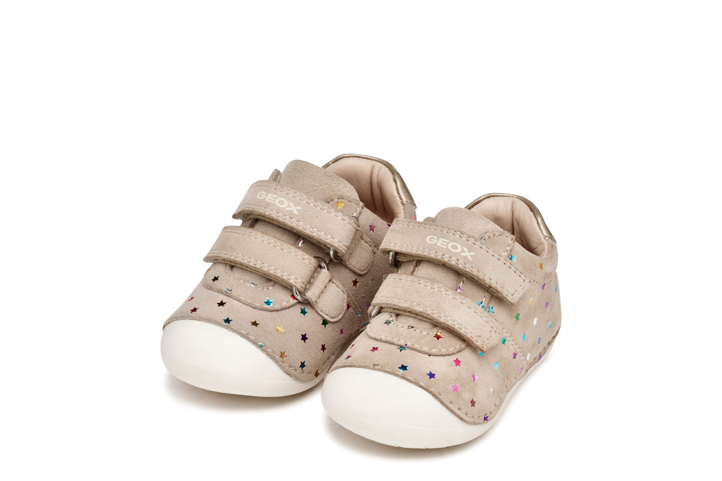 Baby Tutim Girls Beige and Gold Pre Walker