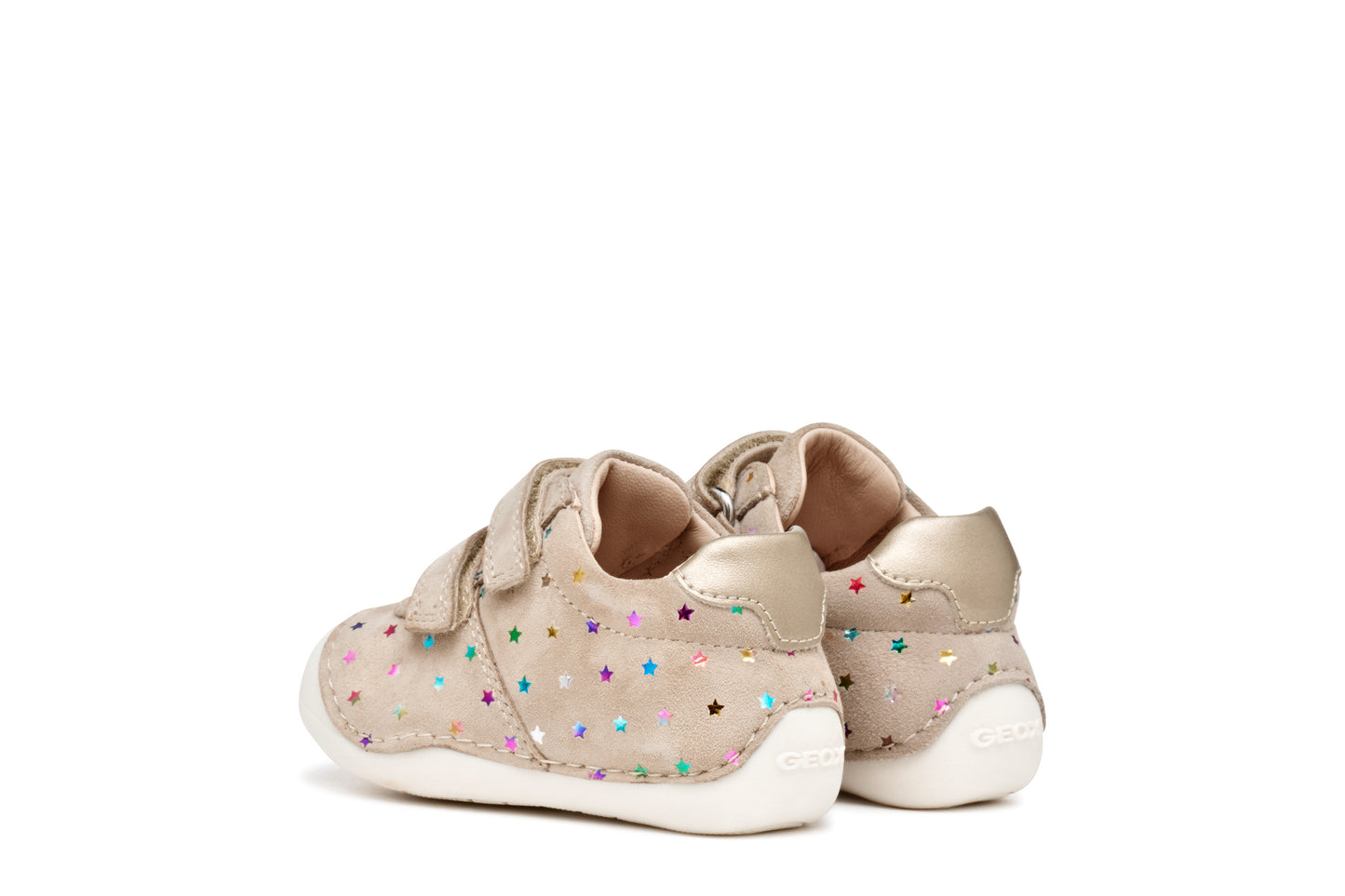 Baby Tutim Girls Beige and Gold Pre Walker